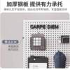 German hole plate wall shelves stainless steel display storage custom hardware tool hanging board wall