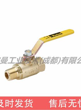 全新Parker派克工业节流性能六通黄铜球阀螺纹连接用于开关应用