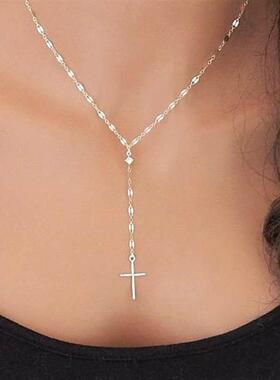 Fashion personality tendy Necklace retro Cross Necklace wome
