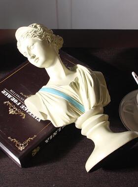 树脂工艺品创意饰品胜利女神雕塑断臂维纳斯石膏模型素描人物造型