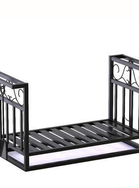 欧铁艺用柴火家木柴架木材架RA30031壁炉工具火炉烤架炉式工具四