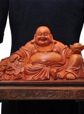 弥勒佛摆件招财佛像笑佛大肚佛居家家用客厅工艺装饰品
