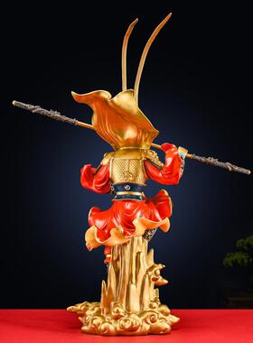 铜掌柜齐天大圣摆件黄铜孙悟空斗战 胜佛铜猴子家居客厅办公室装