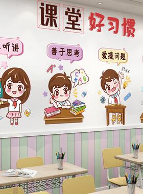 幼儿园环创展示美术作品栏装饰主题文化墙布置小学教室班级墙贴纸