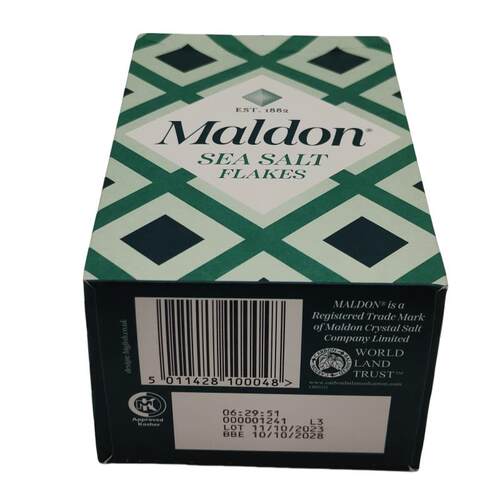 英国Maldon莫顿海盐薄片250g商用家用烘焙西餐烧烤美食调料 - 图0