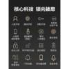 3D Smart Fingerprint Lock Face Recognition Glass Door Lock Office Card Swipe Password Lock Hole-Free Access Control Attendance Machine