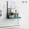 Desk vertical perforated board without punching desktop storage desk partition table clip-type metal storage rack