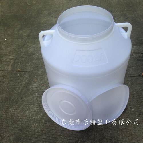 200升塑料桶圆形大缸食品级酵素桶全新料大口加厚大号储水桶 - 图1