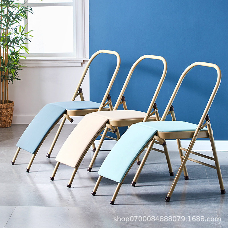 加粗加厚管瑜伽椅折叠椅专业椅子辅助椅工具用品倒立瑜珈凳,淘宝优惠券,粉丝福利购,淘宝优惠卷