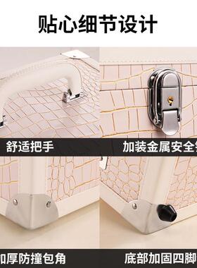 纹绣工具箱大容量化妆箱专业跟妆师美睫美容美甲纹眉专用手提箱