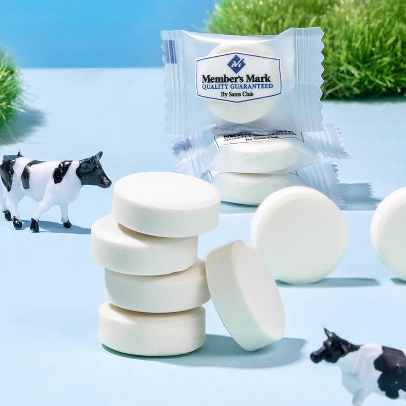 山姆会员店代购Member's Mark牛初乳高钙奶片糖果干吃牛奶片 - 图1