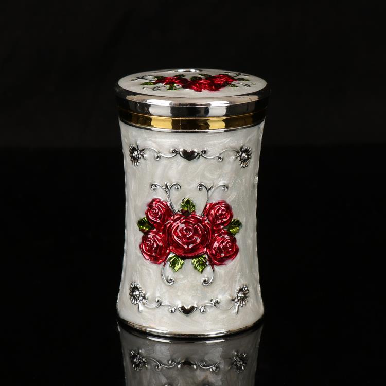 牙签盒欧式客厅奢华漂亮的家用时档个性创意时尚酒店餐厅