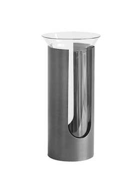 摆设软器装简约金属酒店民玻璃安别墅邸现代插花花瓶摆件样板间宿