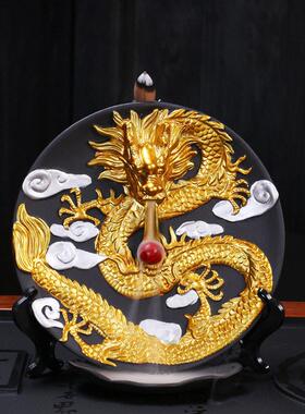 倒流香炉薰香沉香家用安神净化空气室内招财镇宅茶宠倒流香薰摆件