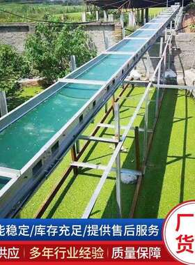 养殖清粪带鸡舍清粪带PVC夹网布鸡粪输送带养殖设备绿带清粪机
