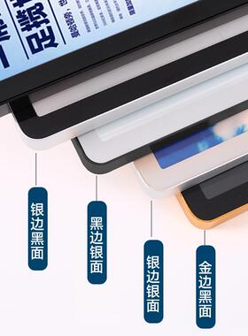 铝合金磁吸海报框圆角广告框架电梯广告框磁性相框亚克力展板画框