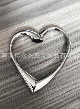 锌合金高档金属爱心型挂包扣可旋转折叠手提包挂钩器包包挂包钩