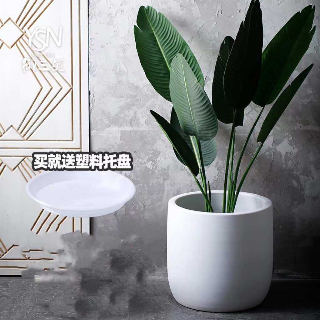 北欧花盆现代简约花瓶黑白色陶瓷绿植水培陶罐大口径室内植物摆件,淘宝优惠券,粉丝福利购,淘宝优惠卷