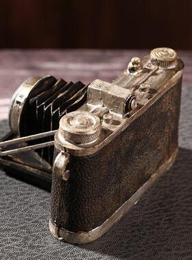 覆古覆古相机模型工艺品创意酒吧饰品家具橱窗展示美国软装饰