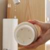 Nordic simple solid color ceramic drain tube chopstick cage rack home kitchen tableware storage tank set drain rack