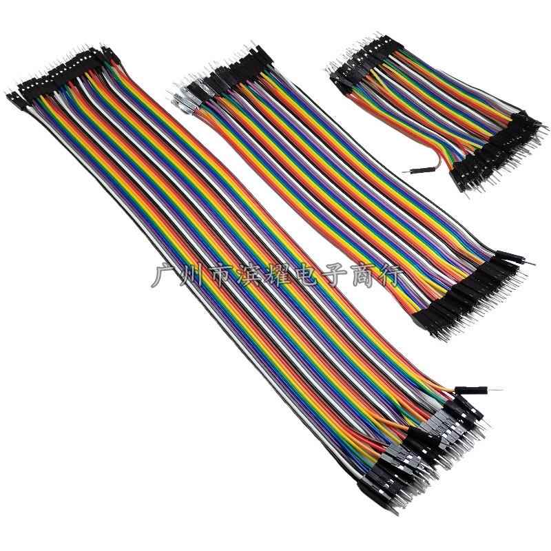 40P杜邦线 彩排线 母对母 公对母 公对公头 2.54mm 10/20/21/30CM - 图3