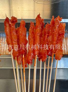 手把小鸡肉串穿串机，全自动穿切一体商穿串机