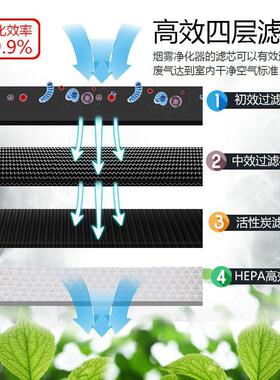清好油烟机烟雾净化器焊锡烙铁单双头版除烟除尘净化器排烟机厂