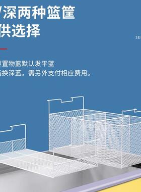 冰柜商用大容量组合岛柜卧式玻璃门冷冻冷藏柜超市水果展示柜冰柜