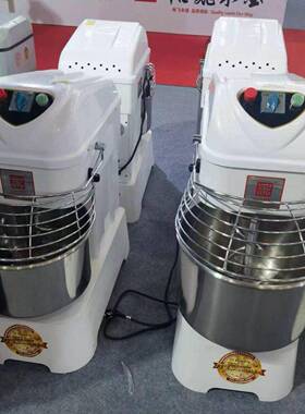 裕飞永强立式和面机商用20L30L40L升25斤双速双动大型搅拌机揉面