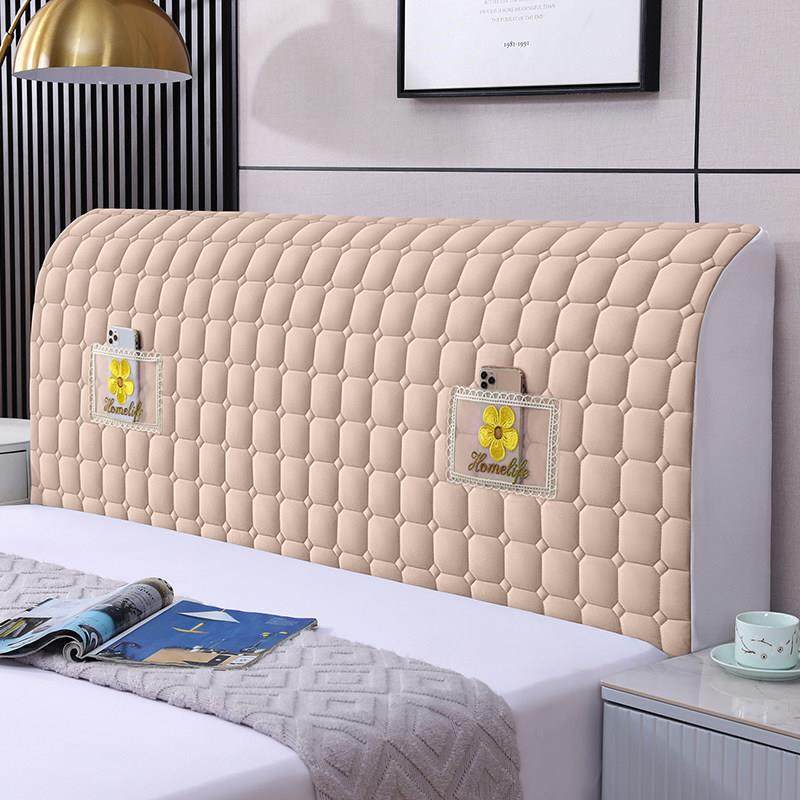 （木板软包皮床通用靠背三层）全包床头罩加绒加厚防撞靠背防尘罩,淘宝优惠券,粉丝福利购,淘宝优惠卷