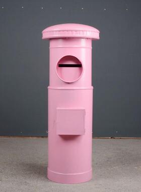 特大号邮政邮筒模型复摆古邮店饰箱ys307信箱铁艺件服装酒吧家居