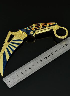 暗区游戏周边武器模型全金属工艺品苍穹利刃18CM儿童玩家兵器摆件