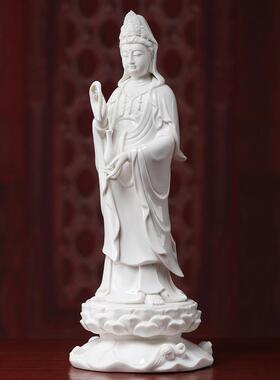 正品陀戴玉堂陶瓷西方三阿圣佛像弥佛站像观音像大势世至观音菩萨