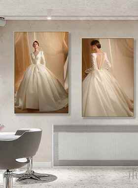 婚纱挂画婚纱店礼服馆结婚照艺术装饰画婚庆公司工作室影楼照相馆