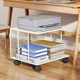 Put printer storage rack bracket bracket office desktop computer storage desk small shelf desk bookshelf