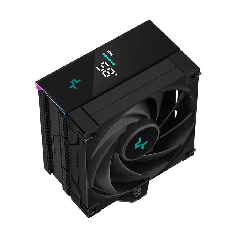 冰立方AK400 620数显风冷CPU散热器4热管500S台式电脑AM5 - 图3