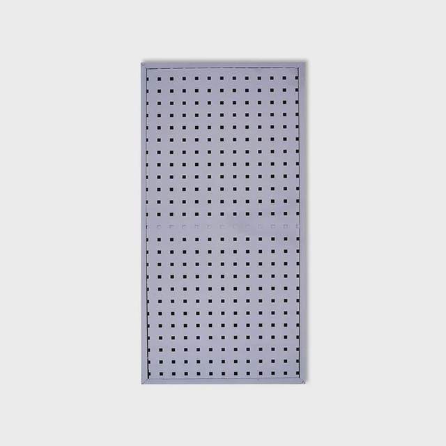 New metal hole plate storage rack square hole multifunctional stainless steel hardware tool hanging board kitchen wall storage