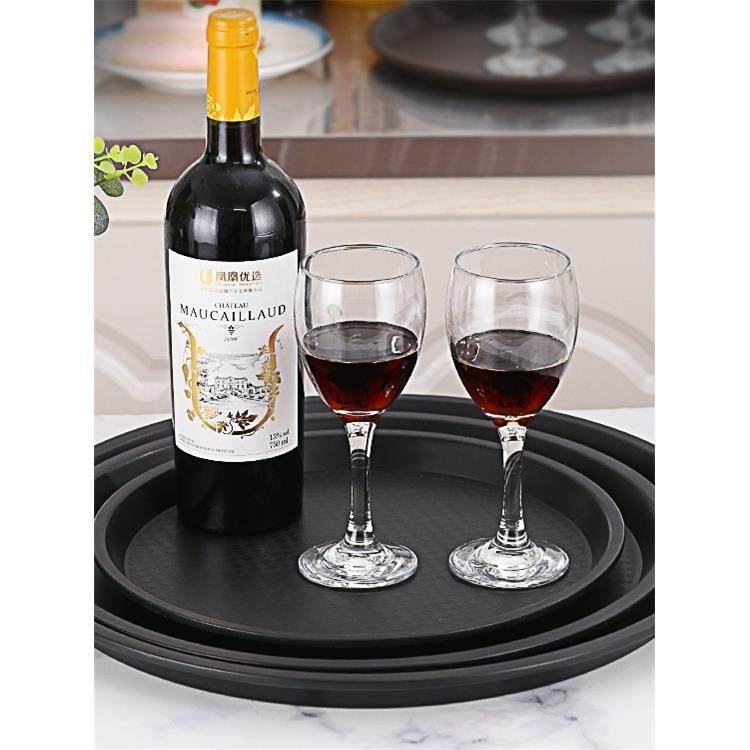 塑料托盘圆形彩色水杯茶托盘快餐餐饮幼儿园平板Ktv酒店酒吧餐具,淘宝优惠券,粉丝福利购,淘宝优惠卷