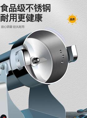 新款压盖式磨粉机全铜电机家用五谷杂粮打粉机材粉碎机700g