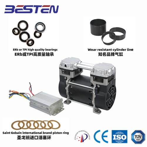 2L3L和5L制氧机用无油空气压缩机永磁无刷电机DC12V24V48V车载 - 图1