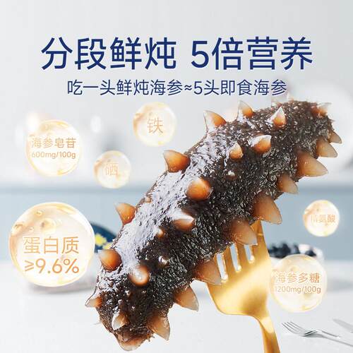 久年鲜炖海参大连辽刺参/周套餐即开即食海鲜送礼长辈 - 图0