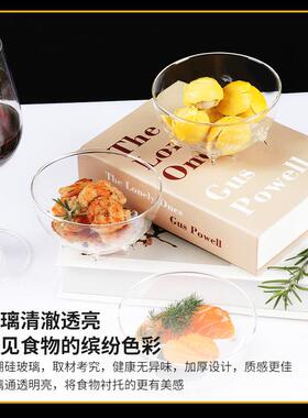 玻2022-04-璃品非标定 做透明无烟熏玻罩 酒店孔罩 美璃食意境烟