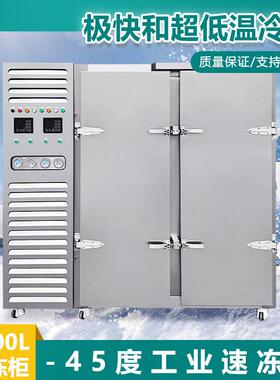 外贸出口非洲商用速冻柜风冷无霜急速冷冻机无霜食品速冻设备