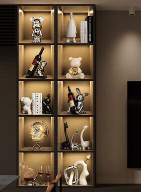 暴力熊客厅电视柜酒柜装饰品摆件2025新款轻奢高档高级感家居礼物