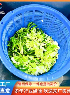 蔬菜段甩干机包菜切丝萝卜切块清洗后脱水机饺子馅自动卸料甩干机