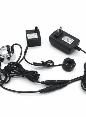 假山流水喷雾雾化器水泵水泵循环雾化一体机茶盘鱼缸盆景流水喷雾