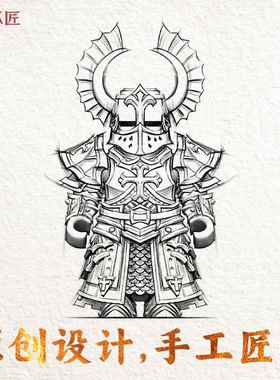 十字军丨琢匠原创磁吸可拆卸骑士团创意办公桌面装饰品迷你小摆件