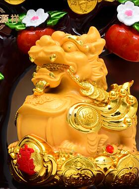 四季旺财貅摆礼件招财聚室财白菜发财树客厅高档ZY-20251装饰貔办