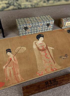 周玉华女神画集十大名画、覆古人物画、覆制高清喷绘、怀旧中国画