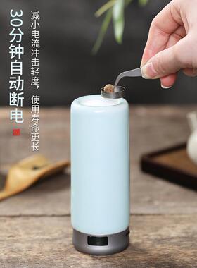 休闲可充电香炉插入式家用电子香炉沉香木室内手持式温度调节便携